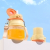 博堡便携式双盖果汁杯BDY-952L 橙色 600ml 1个