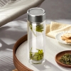 博堡优享双层玻璃杯BYXB-300GY 灰色 300ml 1只