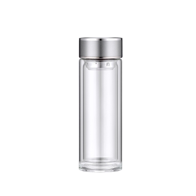 博堡优享双层玻璃杯BYXB-300GY 灰色 300ml 1只