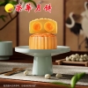 荣华花好月圆系列低糖双黄白莲蓉月饼 月饼礼盒600g