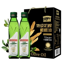 品利 西班牙原装进口橄榄油250ml*2礼盒装