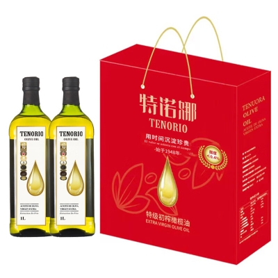 特诺娜特级初榨橄榄油1L(白金标）*2