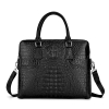 PLOVER香港啄木鸟鳄鱼纹头层牛皮公文包 GDGWB030-5A
