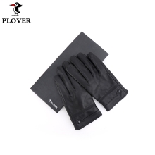 PLOVER香港啄木鸟男士加绒羊皮手套---不可触屏 GDST459-A