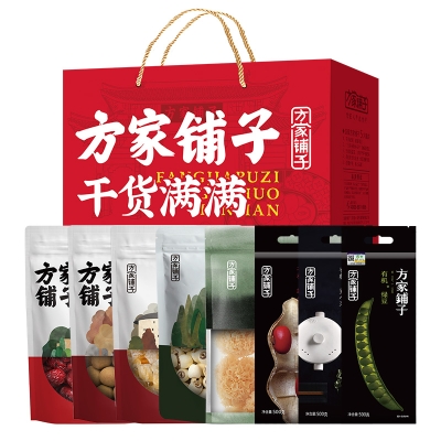 【方家铺子】四色有机杂粮干货礼盒2900g/礼盒装