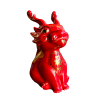 福人福地 瓷龙摆件（红色）-红福龙IA.23.01.01