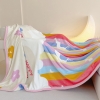 罗曼罗兰简约毛毯-彩虹花香150*200cm