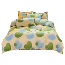 罗曼罗兰芦荟棉四件套 绿色心情