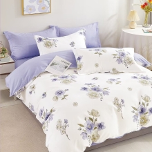 罗曼罗兰全棉四件套 伊芙花语 兰-4