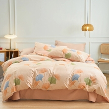 罗曼罗兰全棉磨毛四件套 银杏落笺 TJ009