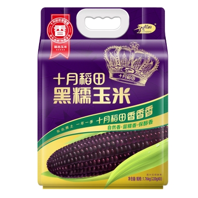 十月稻田 黑糯玉米1.76kg（220g*8）