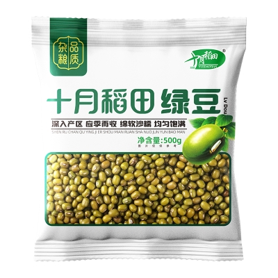 十月稻田 绿豆500g*2