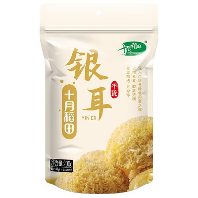 十月稻田 银耳200g