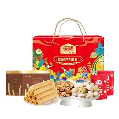 沃隆/广州酒家-蛋卷坚果心意福音组合