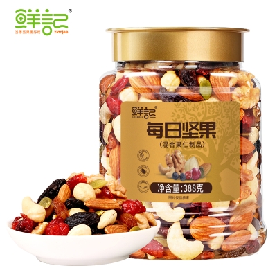 鲜记 每日坚果388g