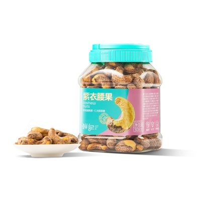 鲜记 紫衣腰果308g