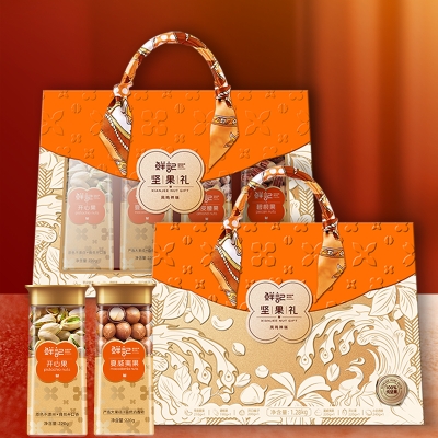 鲜记 凤鸣祥瑞坚果礼1.28kg