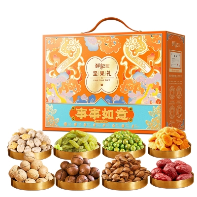 鲜记 事事如意坚果礼1.344kg