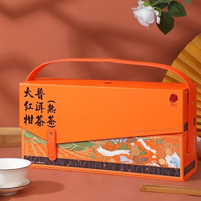 北京同仁堂大红柑普洱茶375克