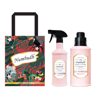 南堡柔顺剂800g+南堡除菌灭螨香氛喷雾500g（薰衣草） +礼品袋