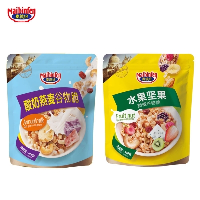 麦缤纷水果坚果谷物脆/酸奶谷物脆/玫瑰草莓谷物脆400g