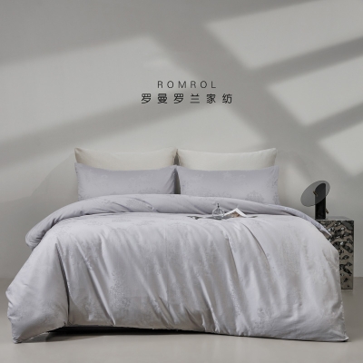 罗曼罗兰全棉提花四件套 洛桑花园 TJ007