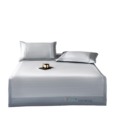 罗曼罗兰5A抗菌冰丝凉席三件套