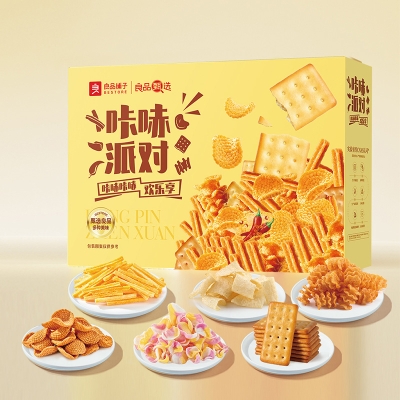 【良品铺子】 咔哧派对353g