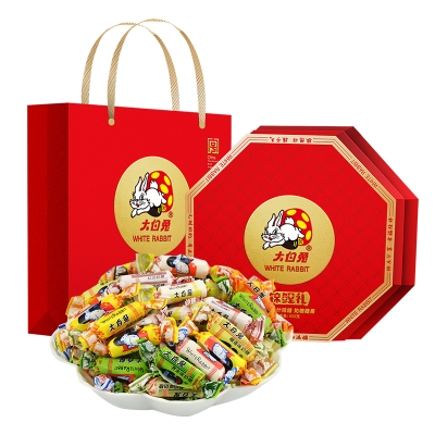 【大白兔】 锦鲤礼九宫阙600g