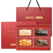 福东海【万事胜意】四宝（西洋参+红极海参+鲍鱼+羊肚菌）-C